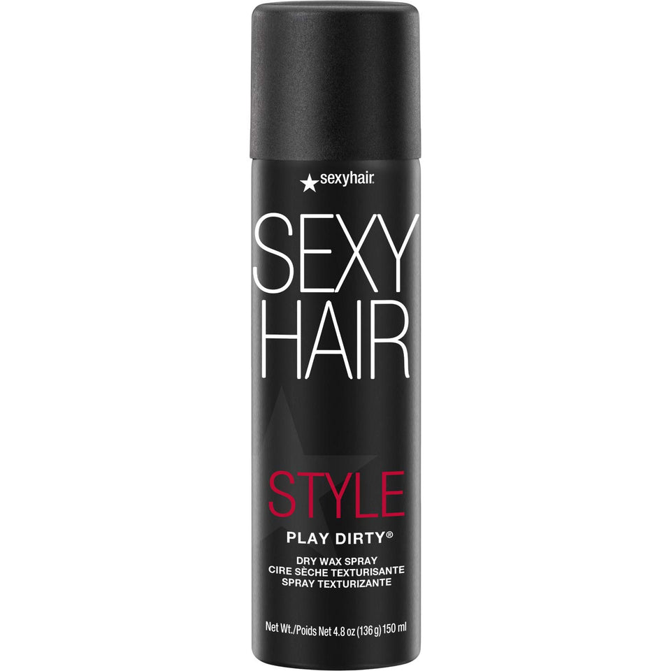 SexyHair Play Dirty front packaging showing product and label benefit