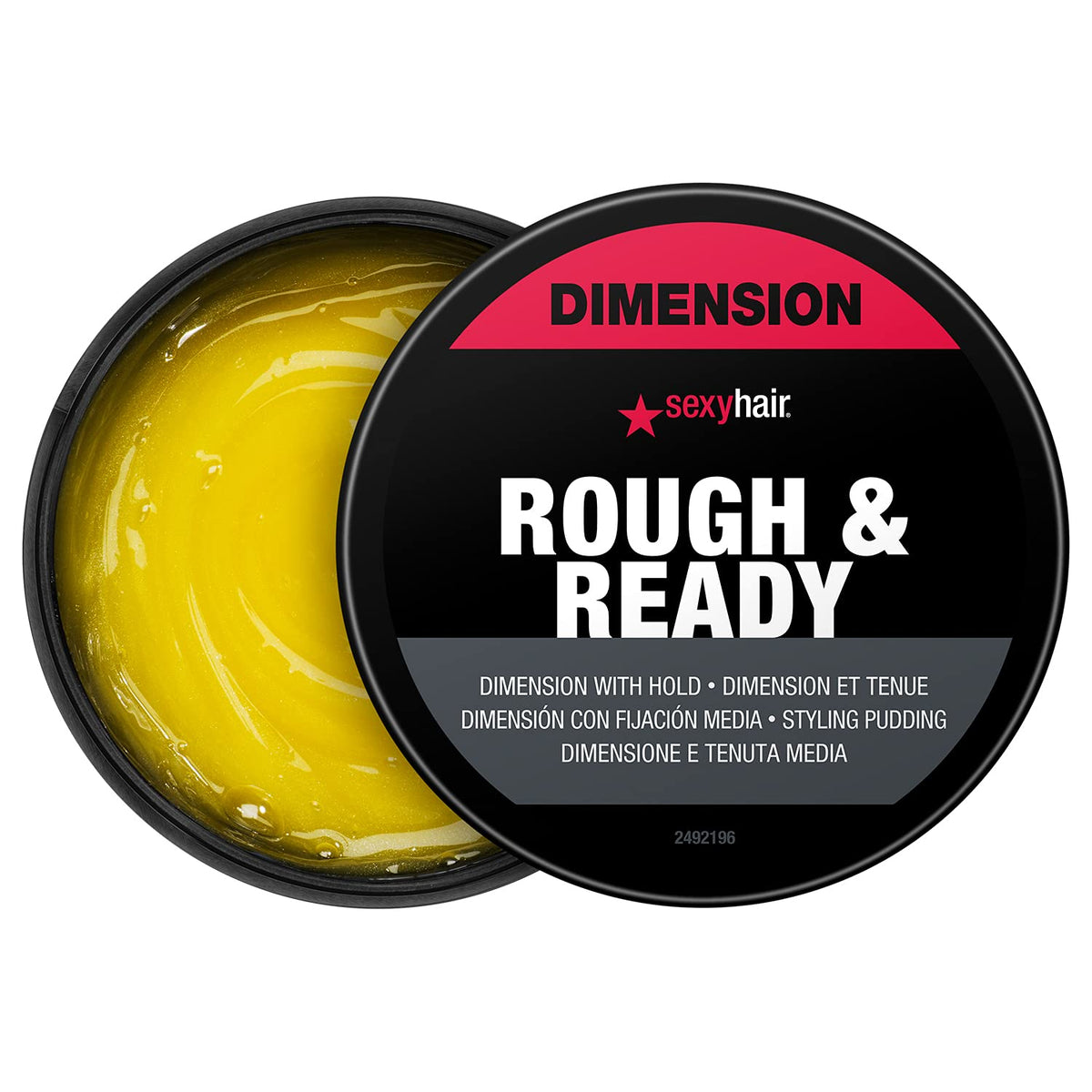 SexyHair putty texture closeup highlights creamy consistency for precise molding benefit