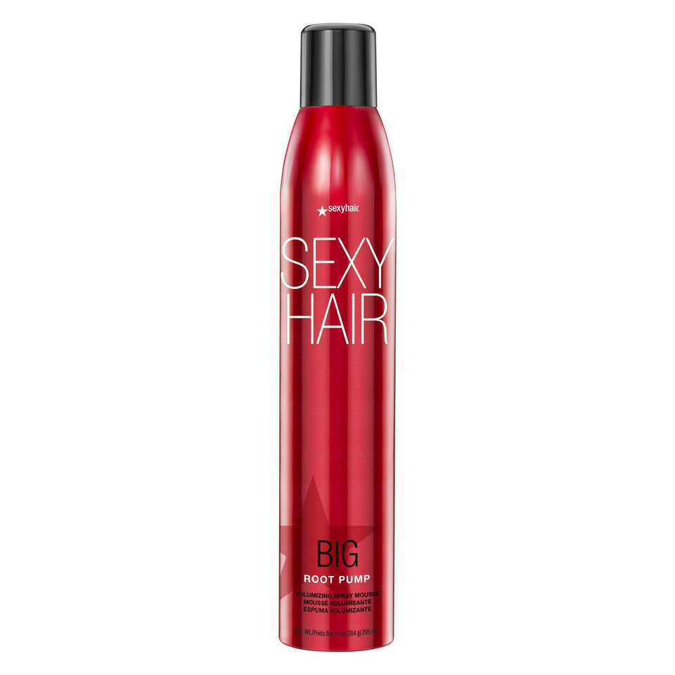 SexyHair bottle front packaging showing product and lift benefits
