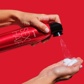 SexyHair Root Pump Plus foam texture displayed to show lightweight volumizing body