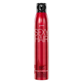 SexyHair Root Pump Plus front packaging showing product and benefit of long-lasting volume