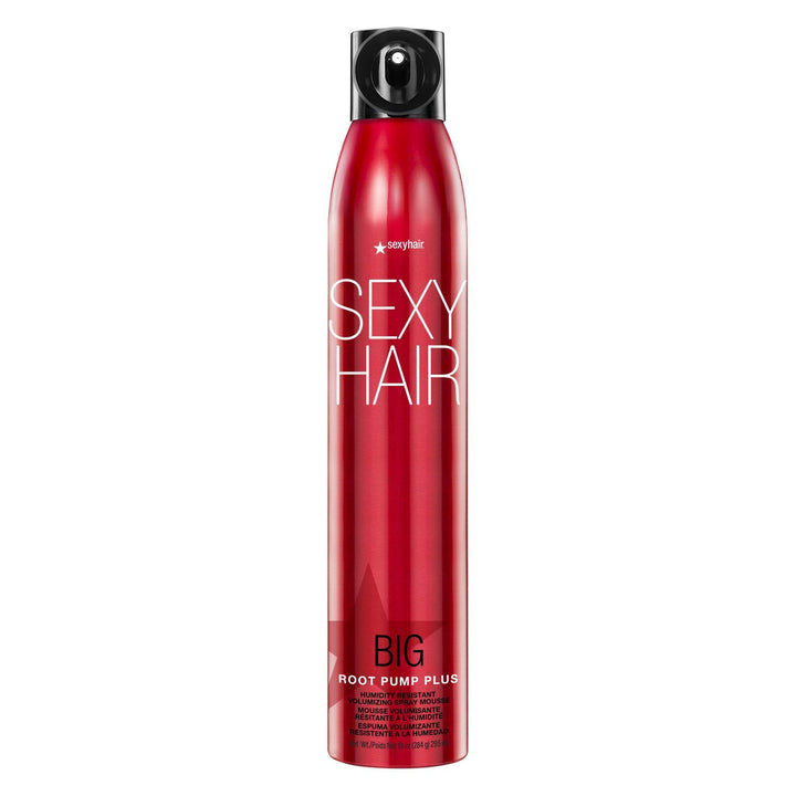 SexyHair Root Pump Plus front packaging showing product and benefit of long-lasting volume
