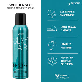 SexyHair close-up on hair cuticle texture showing smoothing effect
