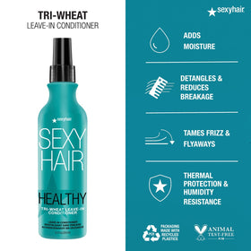 SexyHair creamy leave-in texture close-up for smooth application