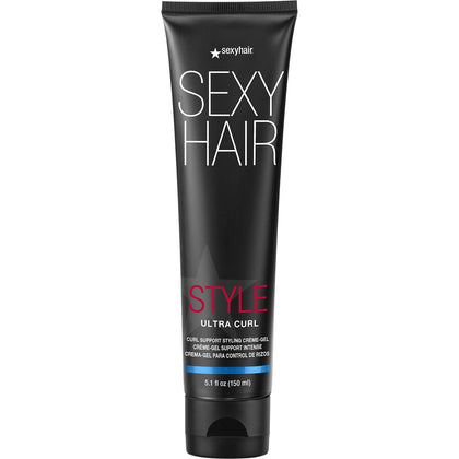 SexyHair Ultra Curl front packaging showing product and benefit of curl control