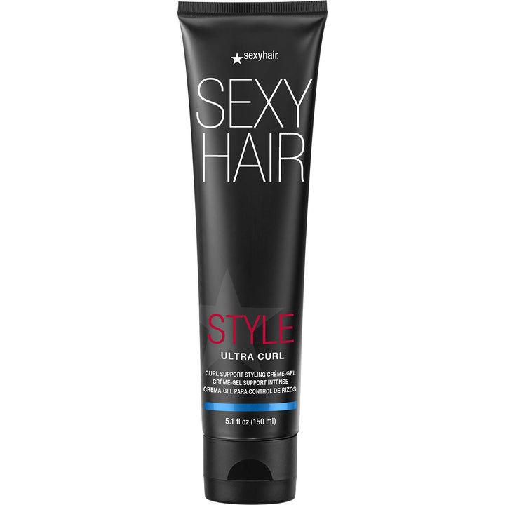 SexyHair Ultra Curl front packaging showing product and benefit of curl control