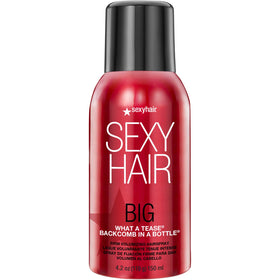SexyHair What A Tease front can showing branding and size for quick buying choice