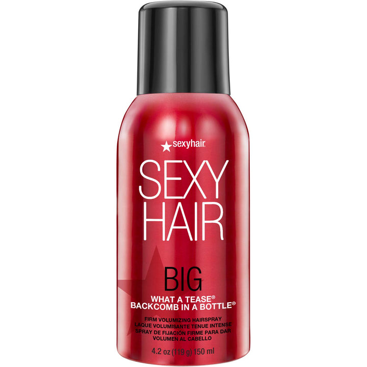 SexyHair What A Tease front can showing branding and size for quick buying choice