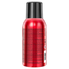 SexyHair spraying roots demonstrating lift and instant volume benefit