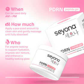 Seyona application on hand demonstrating smooth spread and quick absorption