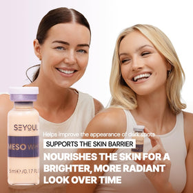 SEYOUL applying serum to cheek demonstrating fast absorption and smoothing