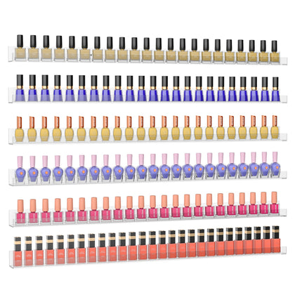 Sezanrpt clear front packaging showing six wall shelves, tidy storage benefit