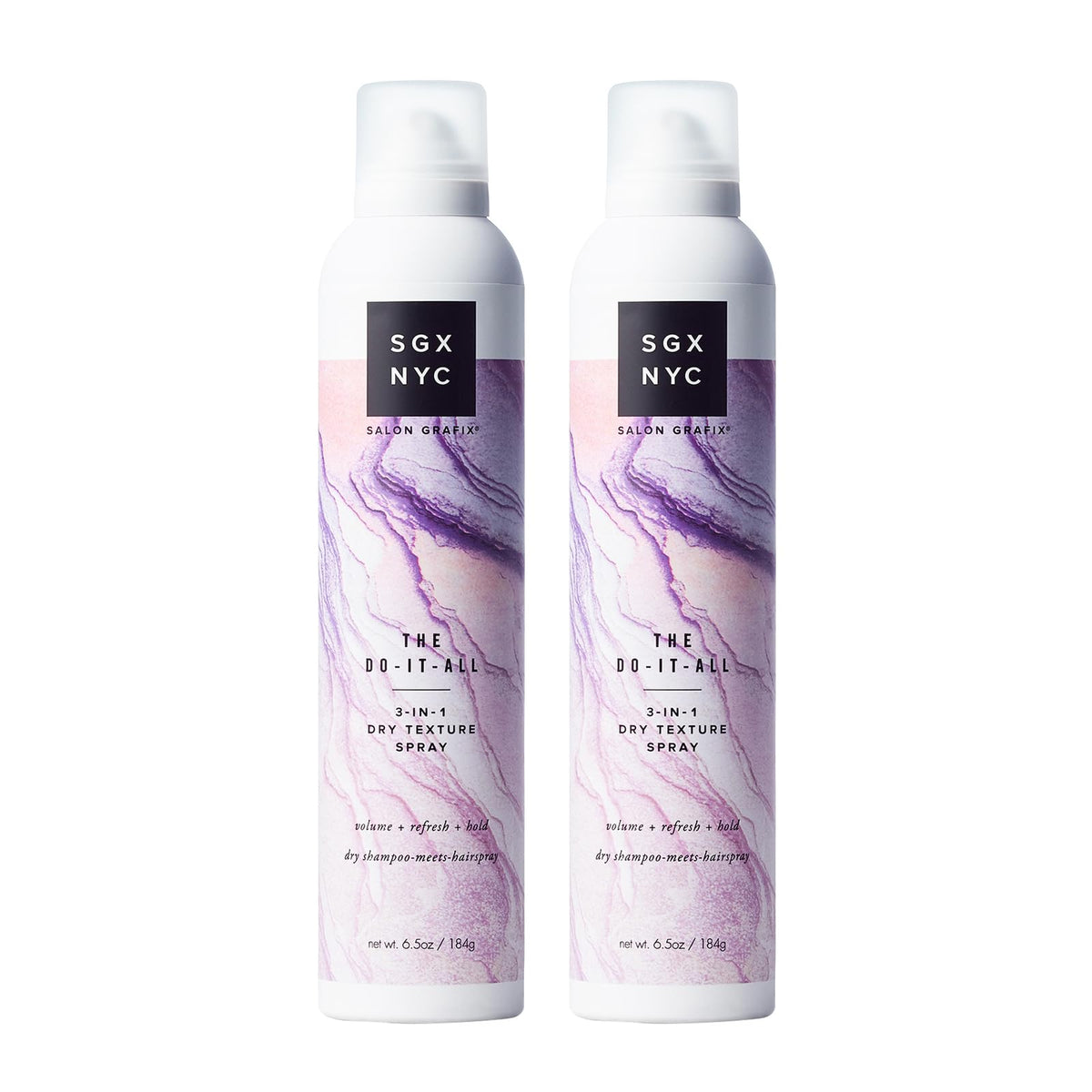 SGX NYC front packaging showing product benefits and clean design