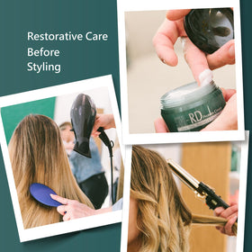 SH-RD before and after split ends improvement showing stronger-looking hair benefit
