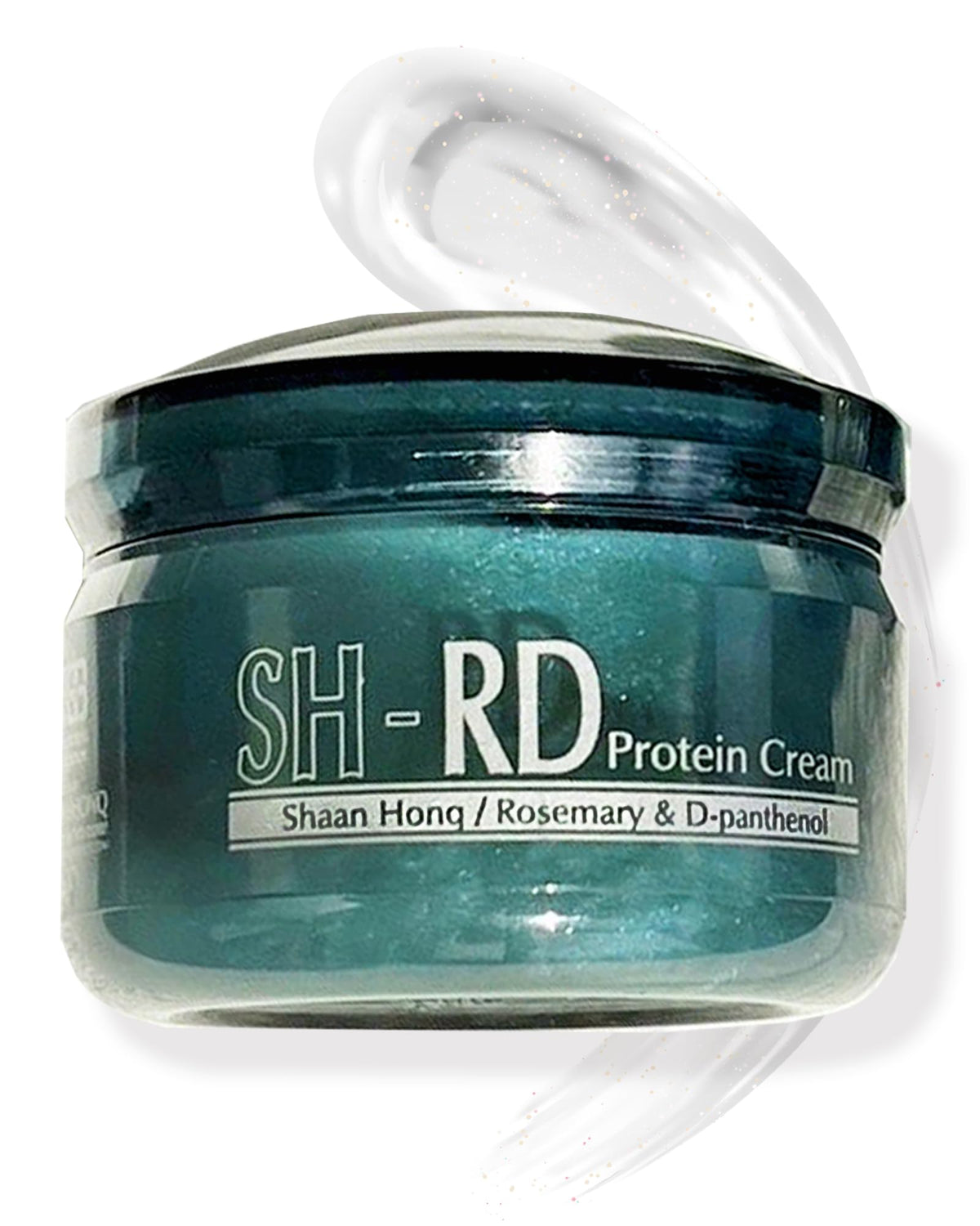 SH-RD jar front view showing label and compact packaging benefit: easy identification