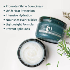SH-RD cream texture close-up showing smooth consistency for quick absorption