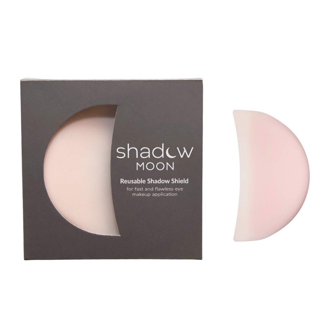 ShadowMoon front view shield shows pink guide and grip for precise liner