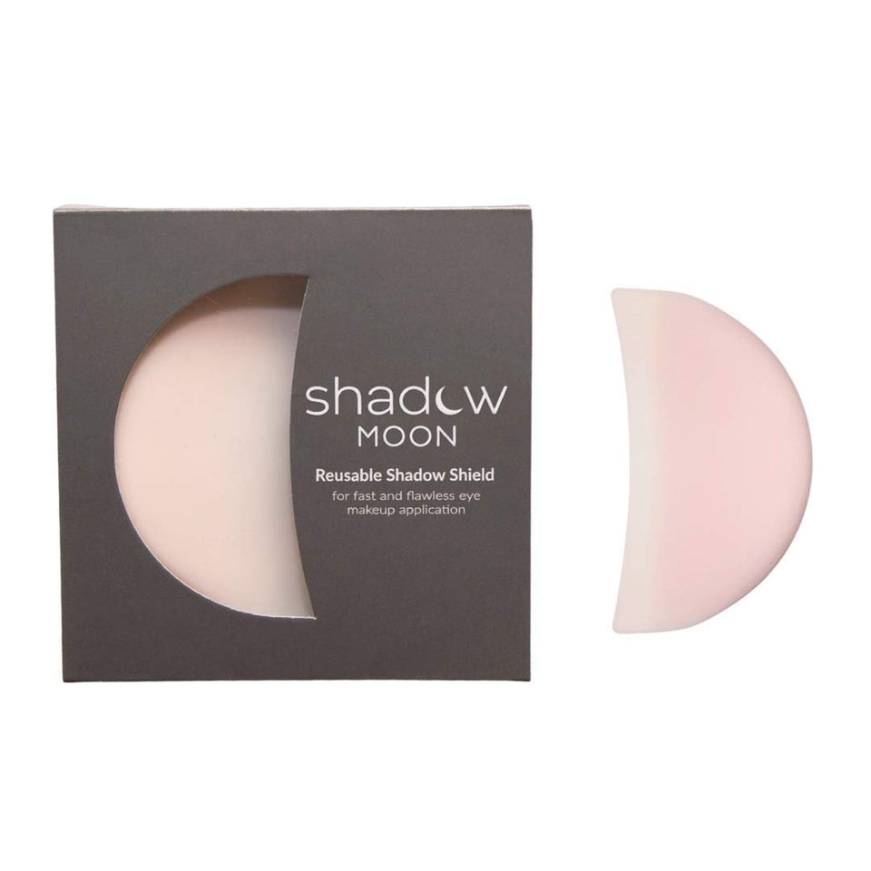 ShadowMoon front view shield shows pink guide and grip for precise liner