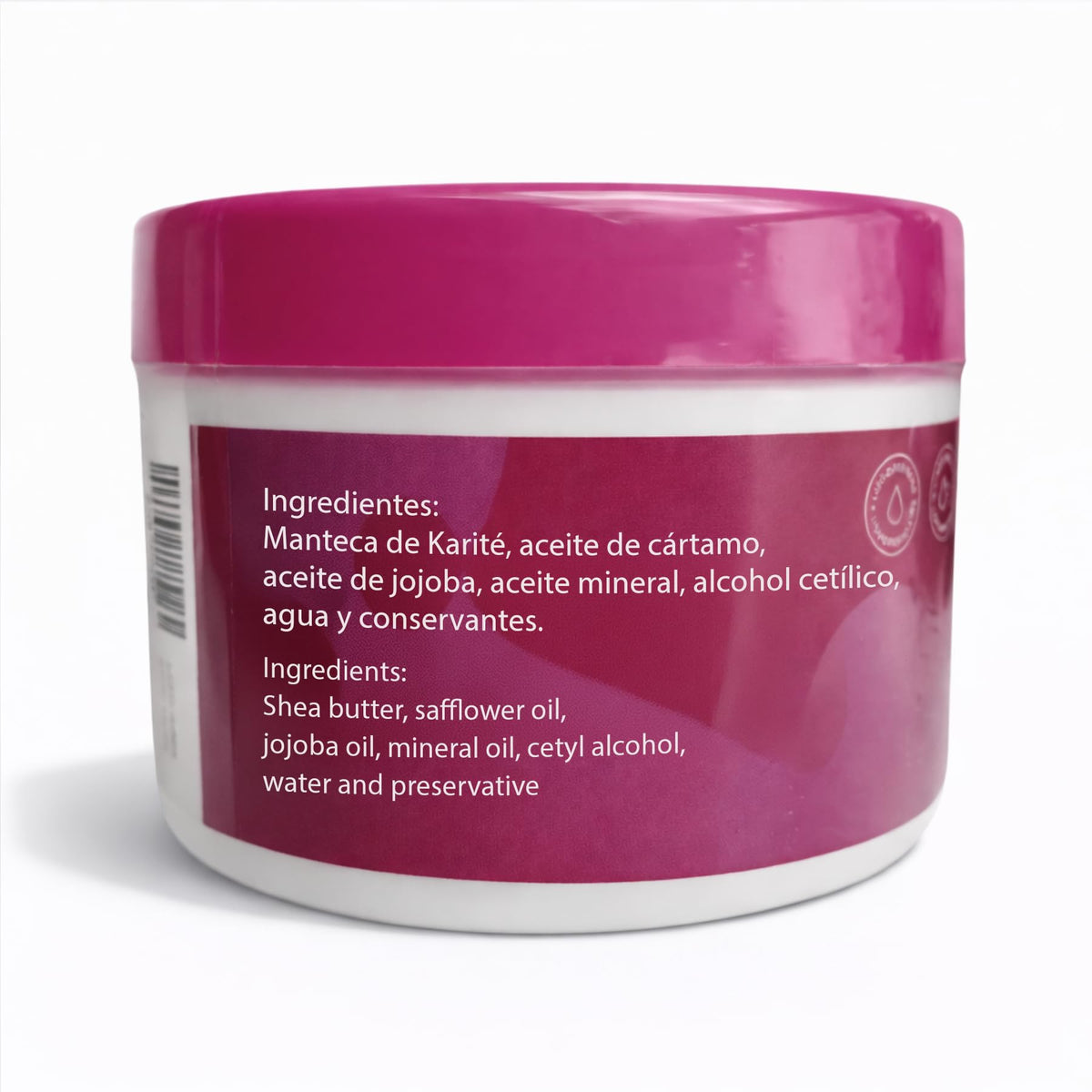 SHAEIO CANDELA jar with botanicals showing natural ingredient inspiration benefit