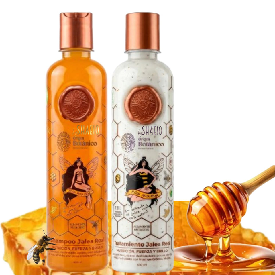 SHAEIO front packaging of Ritual Botánico kit showing complete set and benefits