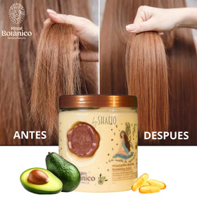 SHAEIO before and after repair comparison showing stronger healthier hair