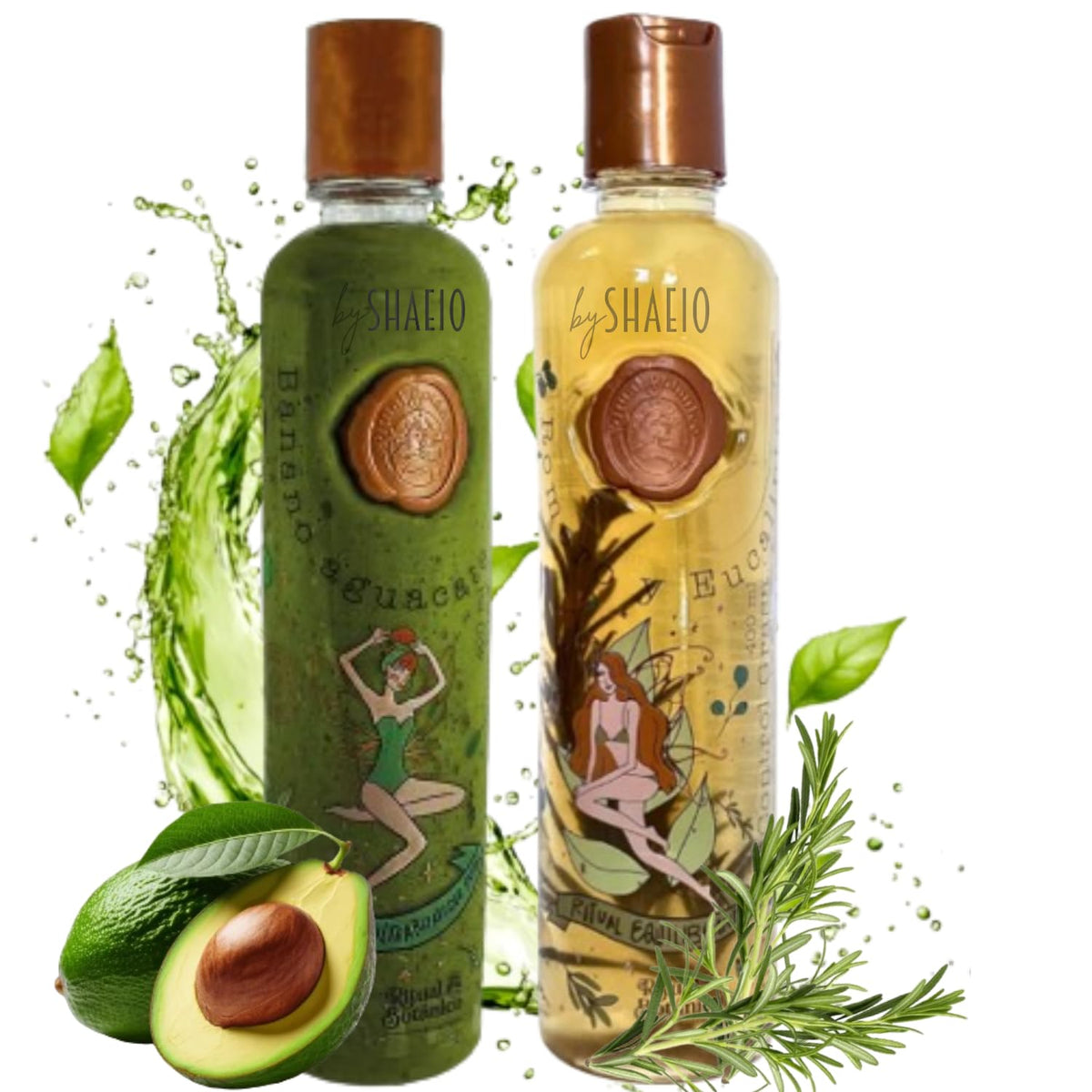 SHAEIO kit front packaging showing both bottles and brand clarity benefits