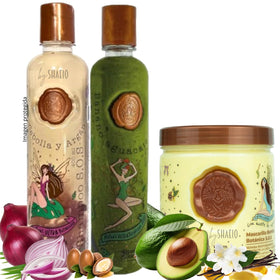 SHAEIO front packaging showing complete ritual botanico kit benefits