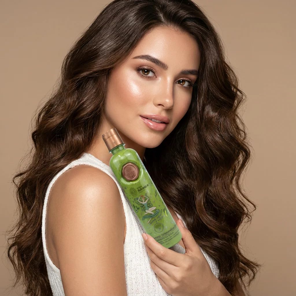 SHAEIO mask cream swipe on hand showing moisturizing texture and detangling benefit