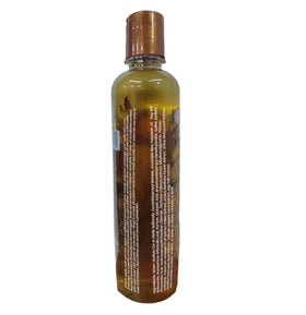 SHAEIO shampoo on bathroom shelf suggesting daily grooming routine