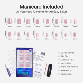 SHANGMENG nail file and orange stick detail aiding precise prep