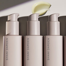 SHANI DARDEN ingredient label closeup emphasizing active formulation benefits