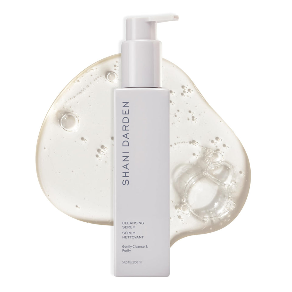 SHANI DARDEN front packaging showing bottle and brand, communicates clean routine