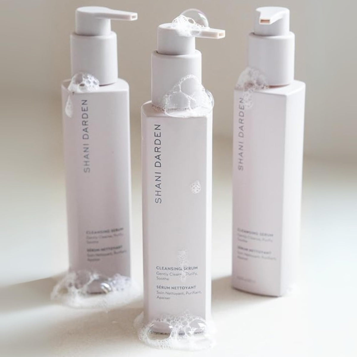 SHANI DARDEN label and claims closeup confirming vegan, cruelty-free and fragrance-free