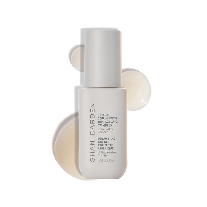 SHANI DARDEN front bottle view showing sleek design and clear benefit