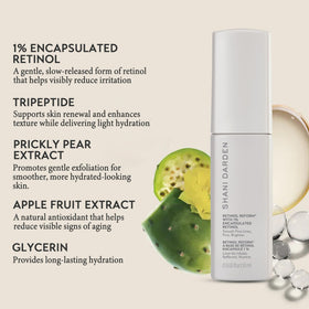 SHANI DARDEN serum texture on hand demonstrating lightweight hydration