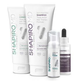 Shapiro MD kit front packaging showing complete four-piece set and benefits