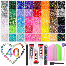 SHATANG front packaging showing complete bedazzling kit and included tools for easy crafting