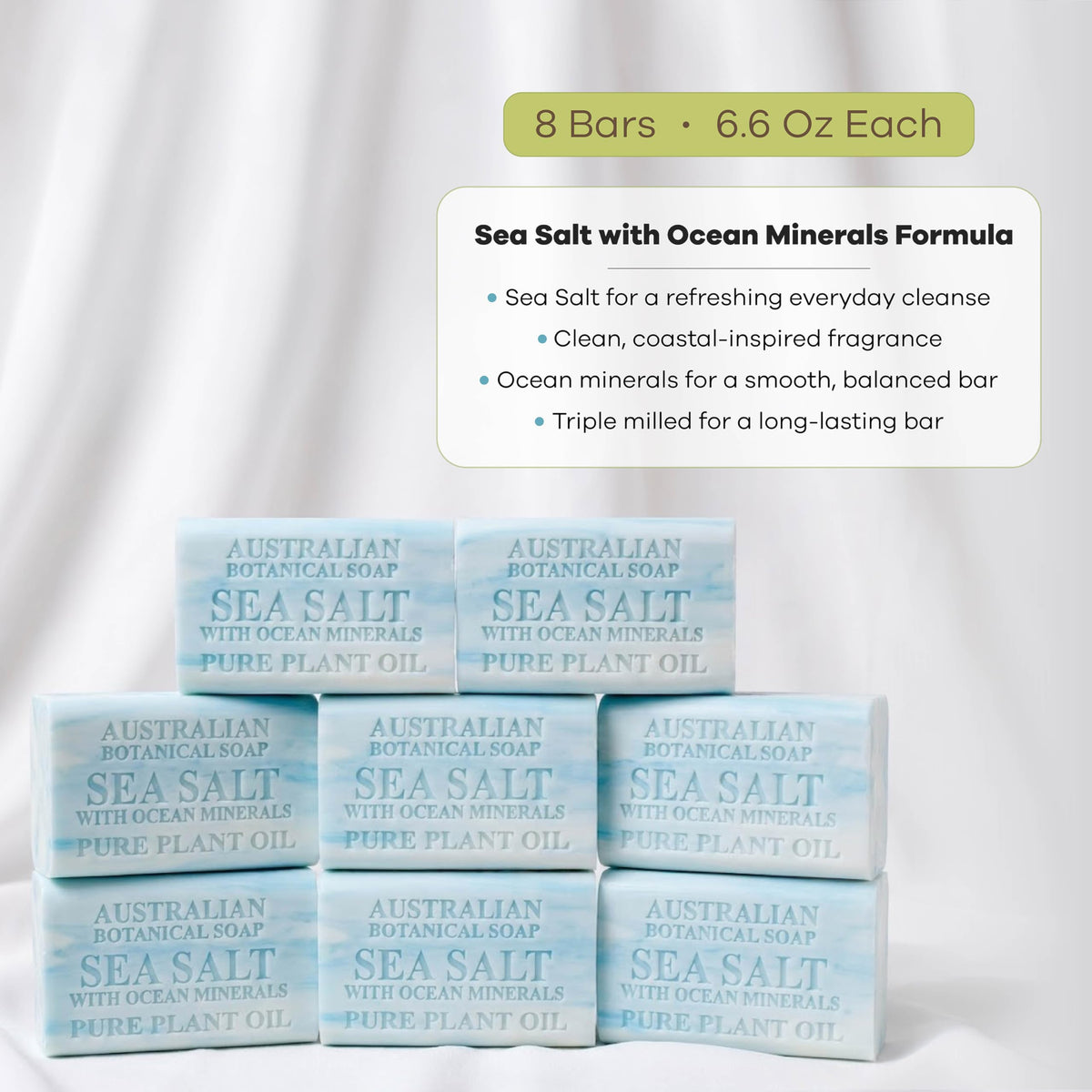 Australian Botanical Soap organic shea butter detail highlighting moisturizing benefit