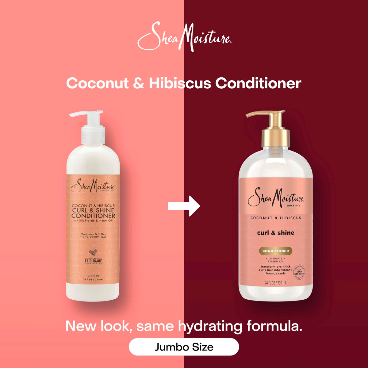 Shea Moisture conditioner close-up cream texture demonstrating rich moisture