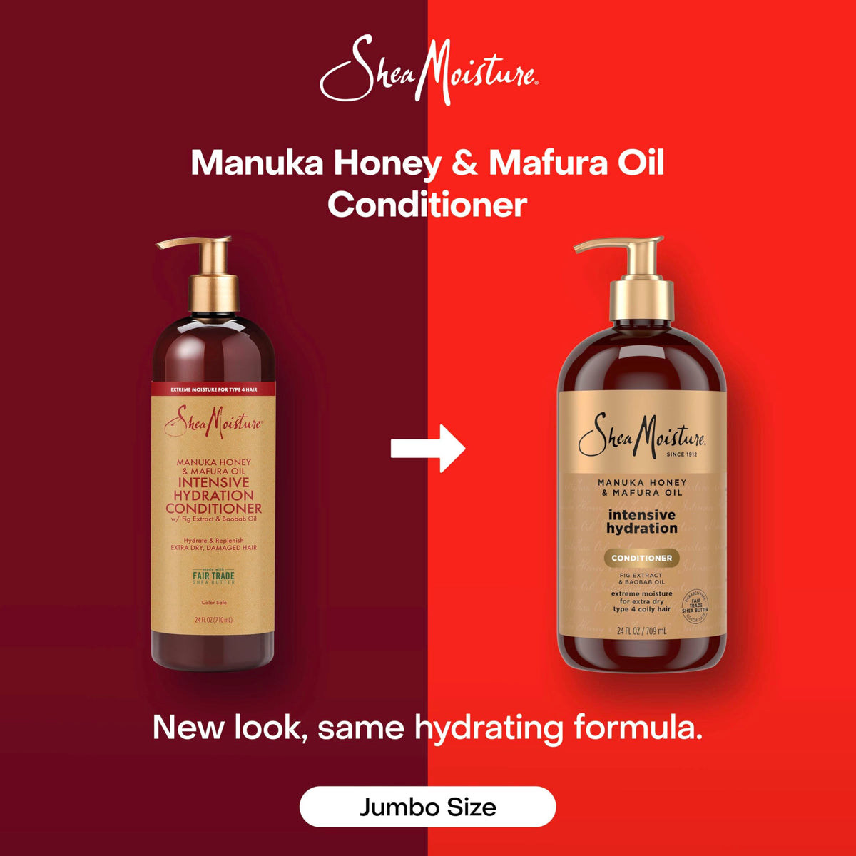 Shea Moisture conditioner applied on coily hair for deep hydration