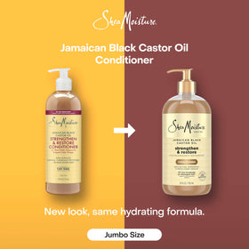 Shea Moisture creamy conditioner texture displaying smooth slip
