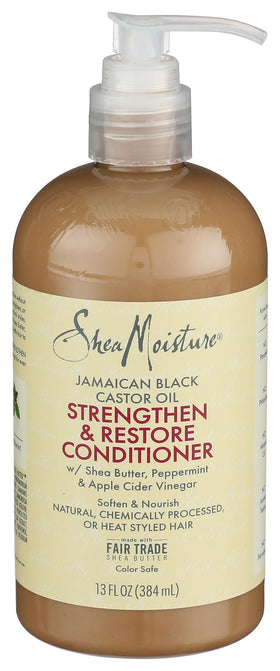 Shea Moisture front packaging showing product and benefits