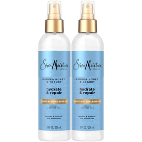 Shea Moisture front packaging showing product benefits and 2-pack convenience