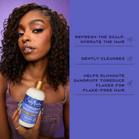 SheaMoisture bottle with apple cider vinegar ingredient focus benefits