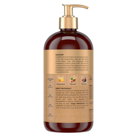 Shea Moisture creamy conditioner texture dispensed for easy detangling