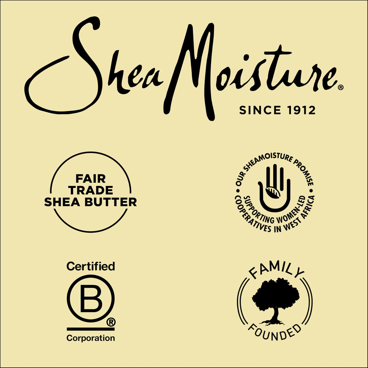 Shea Moisture bottle held in hand to show true 24 fl oz scale and value