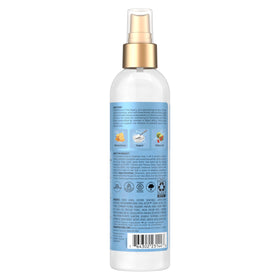 Shea Moisture spray nozzle close-up demonstrating easy application benefit