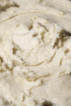 Shea Radiance used on baby knee illustrating gentle, family-safe formulation