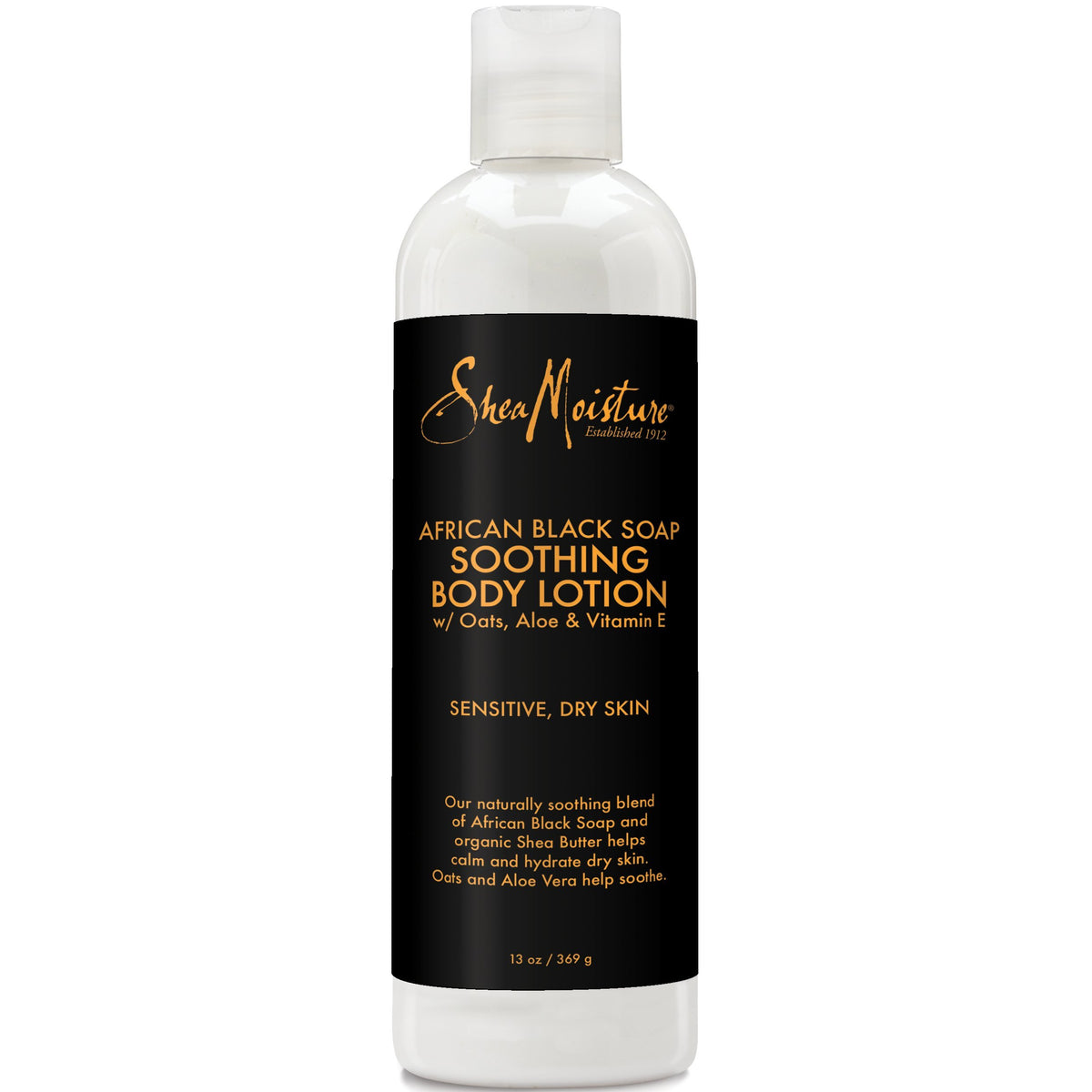 SheaMoisture front packaging showing product benefits and size