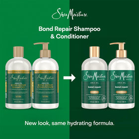 SheaMoisture on bathroom shelf styled for lifestyle appeal and routine convenience